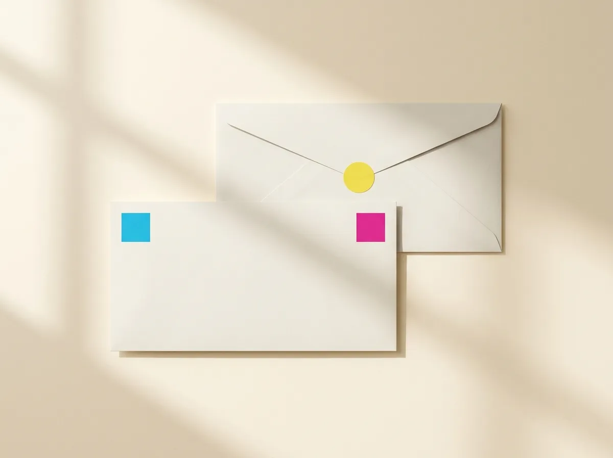 Envelopes printed by Jones Digital Print Center