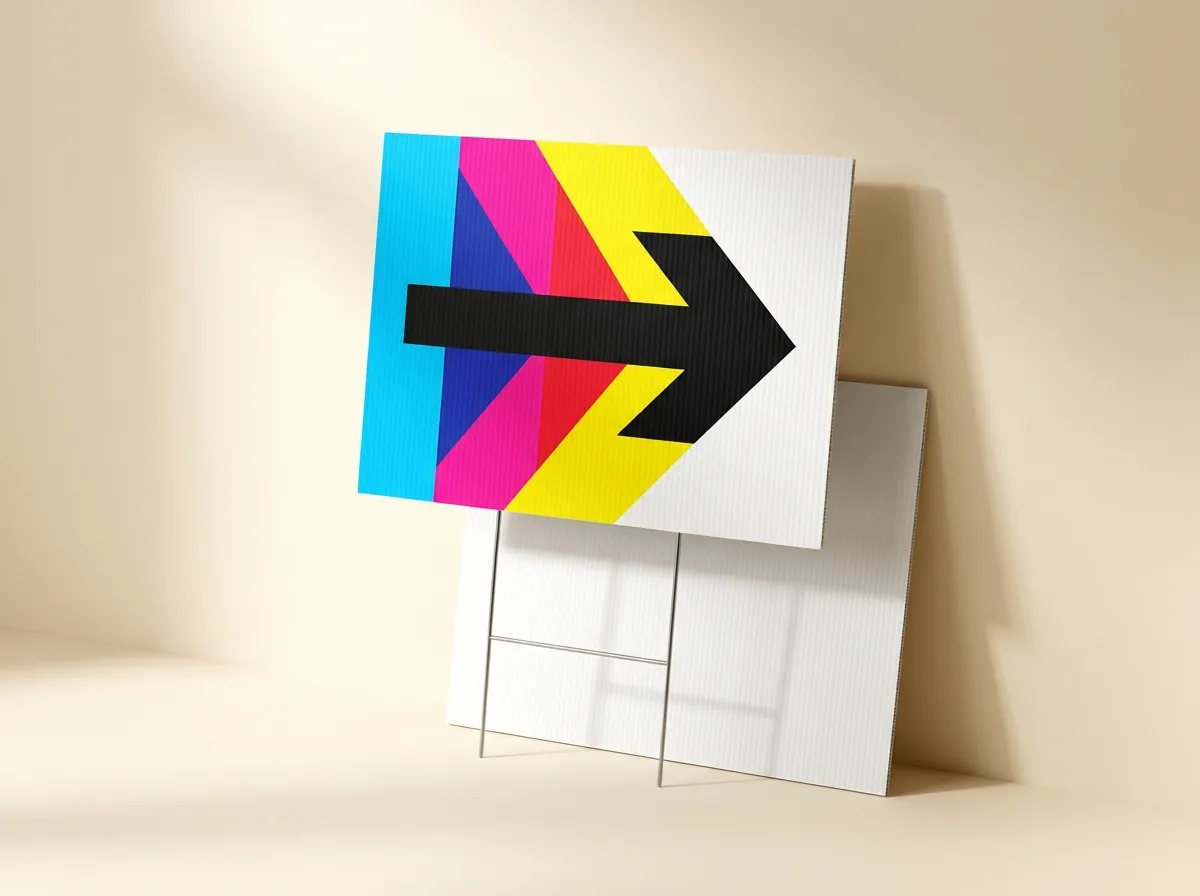 Yard & Corrugated Signs printed by Jones Digital Print Center